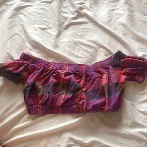 Cute flannelish crop top